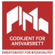 Godkjent for ansvarsrett-logo